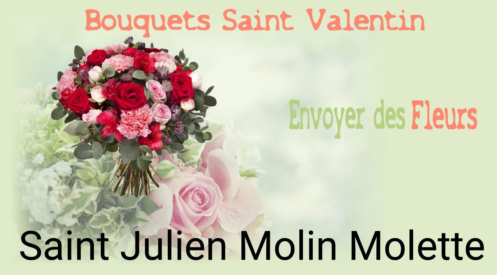 Roses de Saint-Valentin livrées à Saint-Julien-Molin-Molette